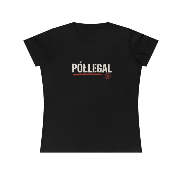 T-shirt Damski z nadrukiem Półlegal