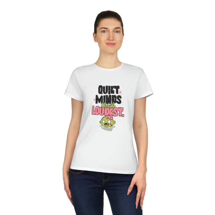 T-shirt Damski z nadrukiem Quiet Minds