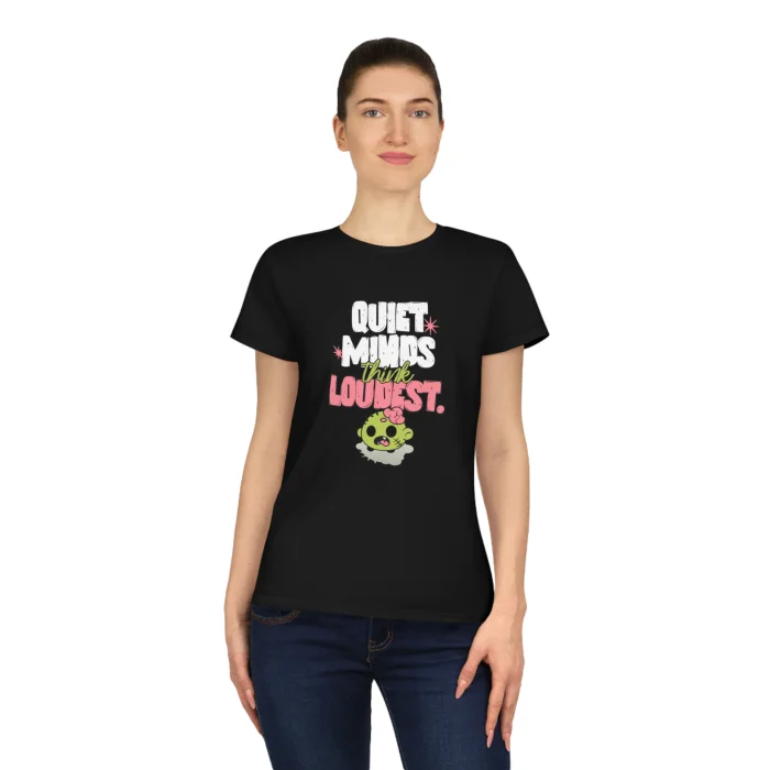 T-shirt Damski z nadrukiem Quiet Minds