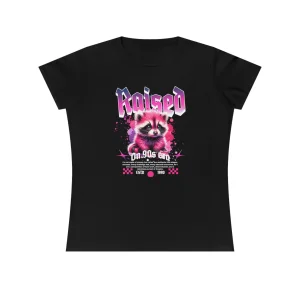 T-shirt Damski z nadrukiem Raised on 90's Era