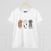 T-shirt Damski z nadrukiem Rock Paper Scissors