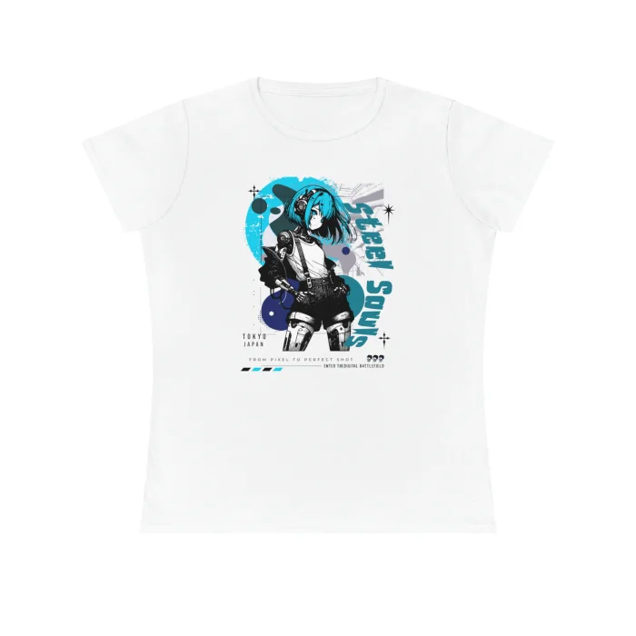 T-shirt Damski z nadrukiem Steel Souls