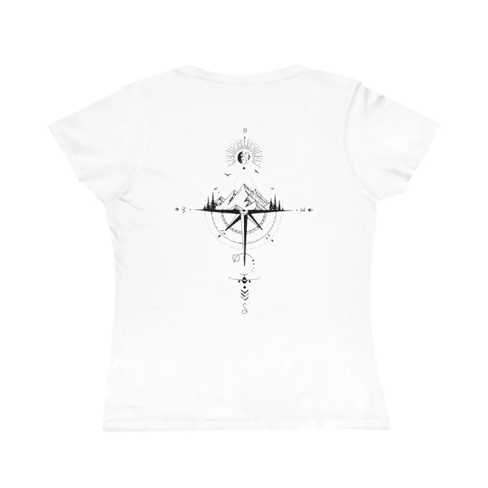 T-shirt Damski z nadrukiem The Compass Rose