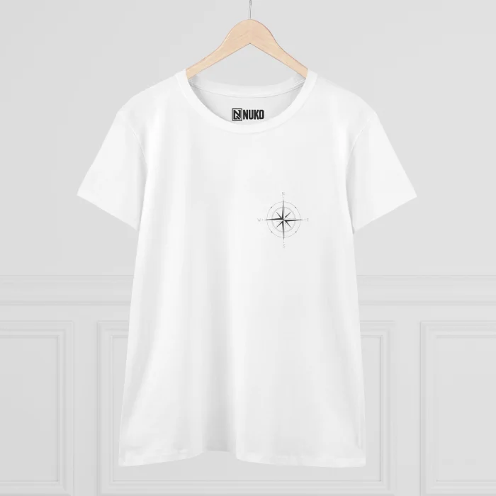 T-shirt Damski z nadrukiem The Compass Rose