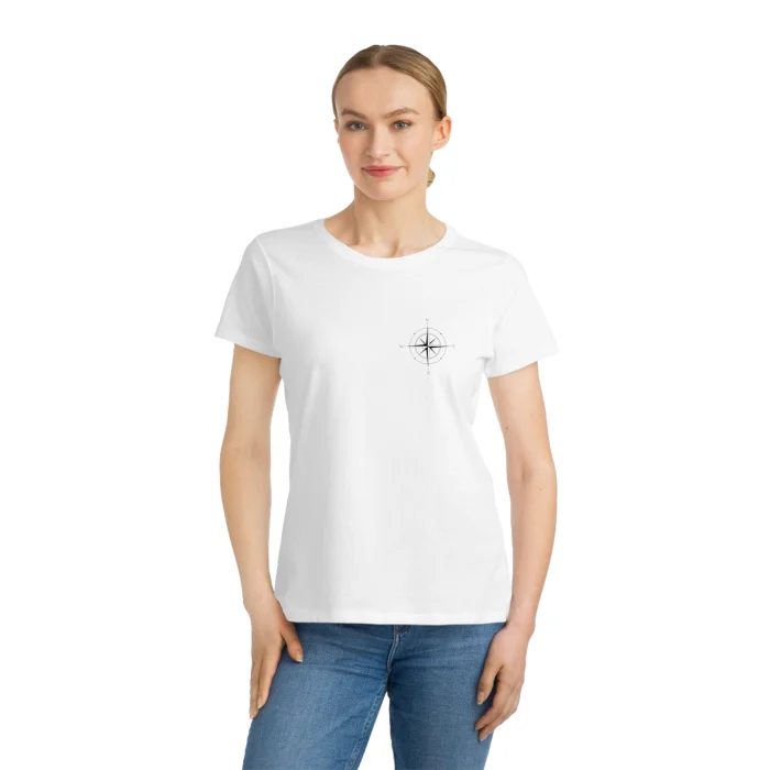 T-shirt Damski z nadrukiem The Compass Rose