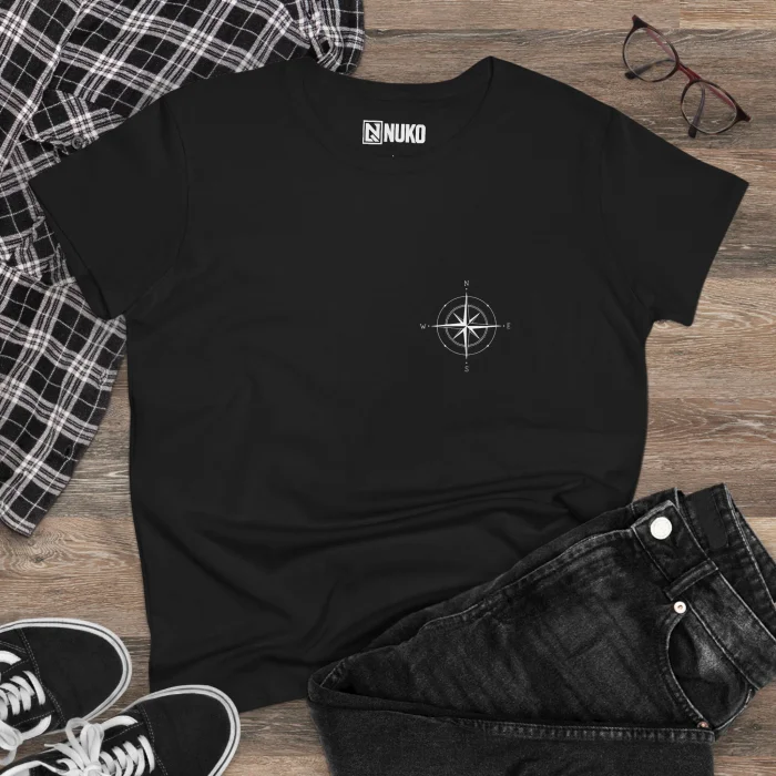 T-shirt Damski z nadrukiem The Compass Rose
