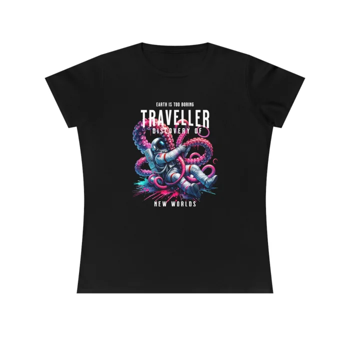 T-shirt Damski z nadrukiem Traveller