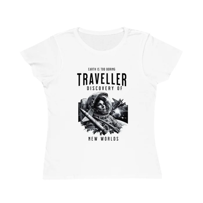T-shirt Damski z nadrukiem Traveller Girl