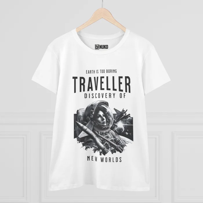 T-shirt Damski z nadrukiem Traveller Girl