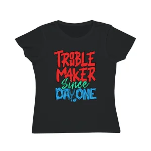 T-shirt Damski z nadrukiem Trouble Maker