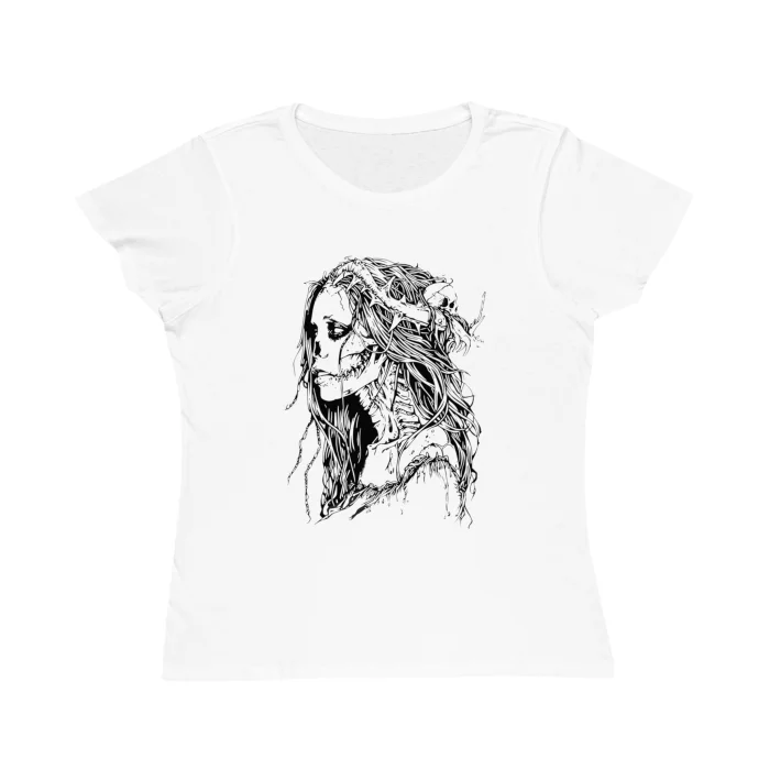 T-shirt Damski z nadrukiem Undead Muse