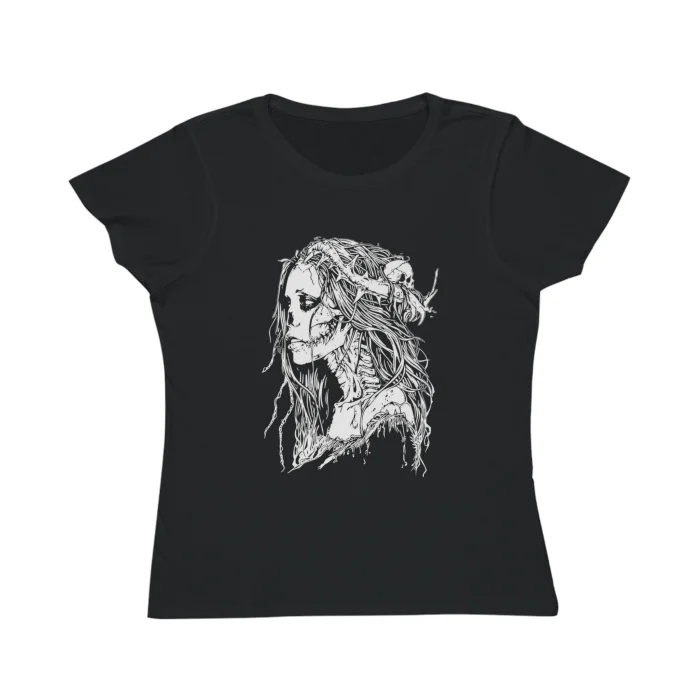 T-shirt Damski z nadrukiem Undead Muse