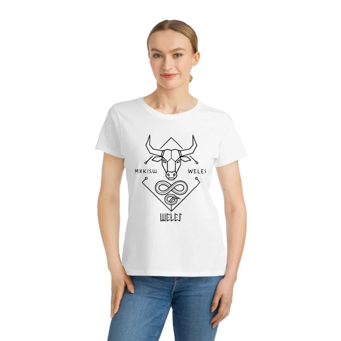 T-shirt Damski z nadrukiem Weles