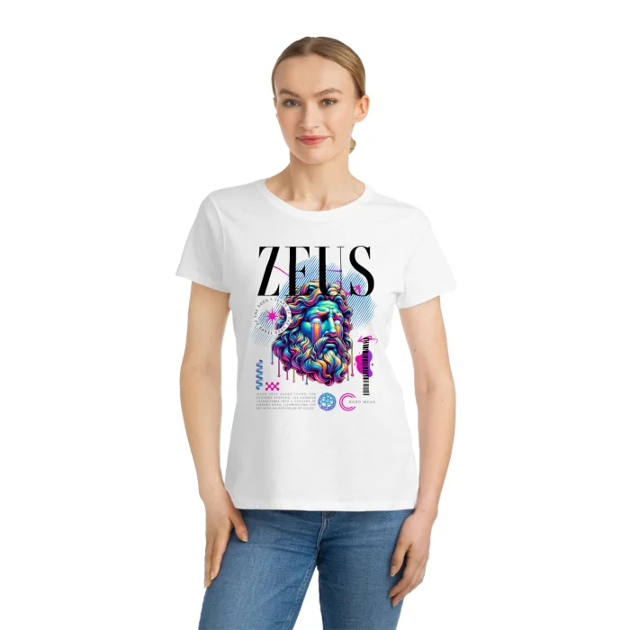 T-shirt Damski z nadrukiem Zeus