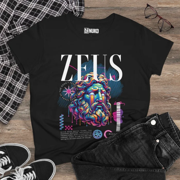 T-shirt Damski z nadrukiem Zeus