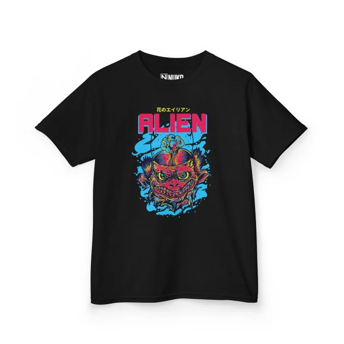 T-shirt Dziecięcy z nadrukiem Alien