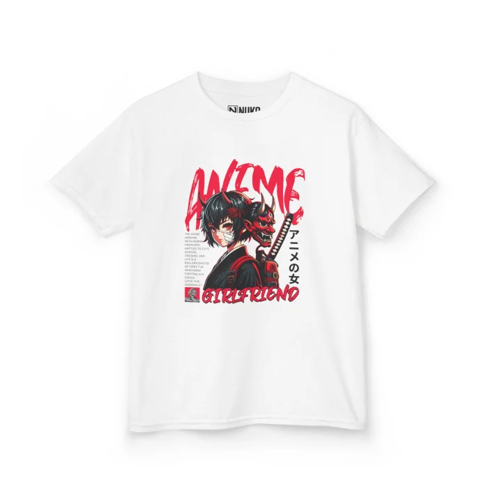 T-shirt Dziecięcy z nadrukiem Anime Girlfriend