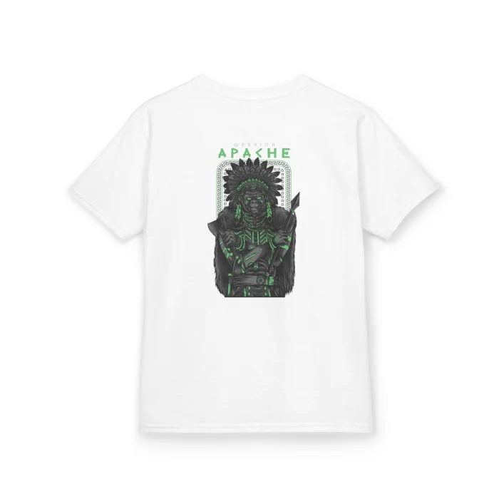 T-shirt Dziecięcy z nadrukiem Apache Warrior ver 2