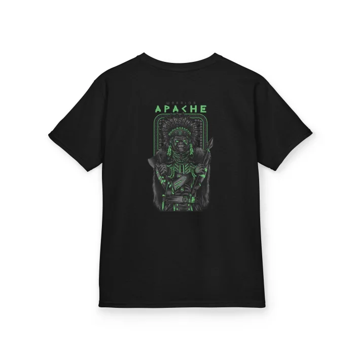 T-shirt Dziecięcy z nadrukiem Apache Warrior ver 2