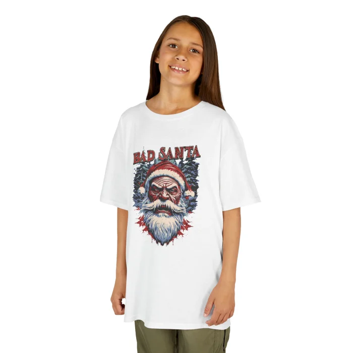 T-shirt Dziecięcy z nadrukiem Bad Santa
