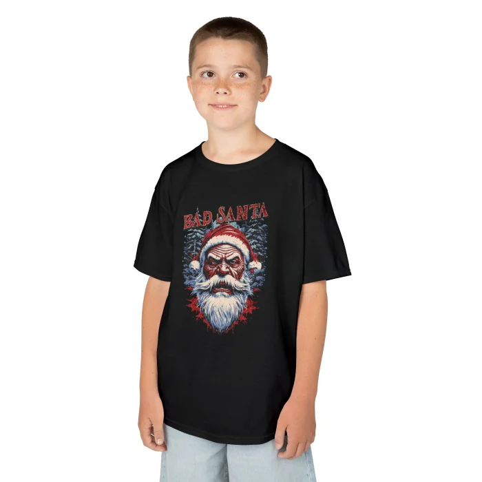 T-shirt Dziecięcy z nadrukiem Bad Santa