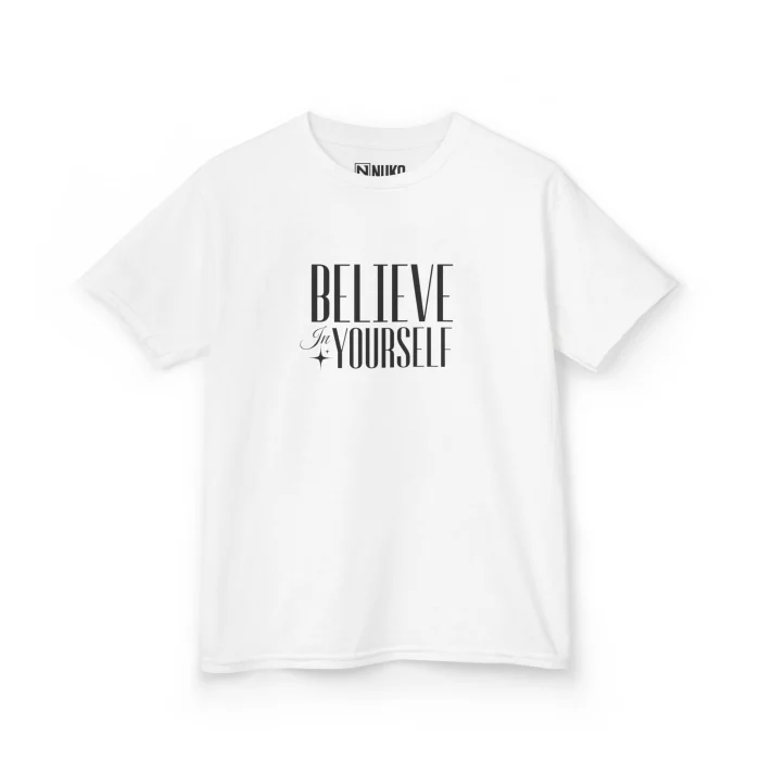 T-shirt Dziecięcy z nadrukiem Believe in Yourself