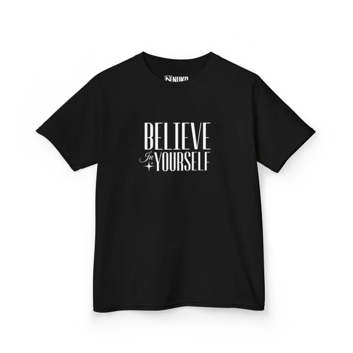 T-shirt Dziecięcy z nadrukiem Believe in Yourself