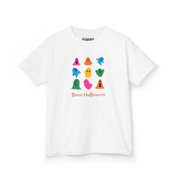 T-shirt Dziecięcy z nadrukiem Boo Halloween