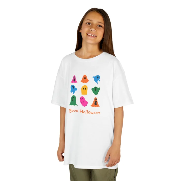 T-shirt Dziecięcy z nadrukiem Boo Halloween