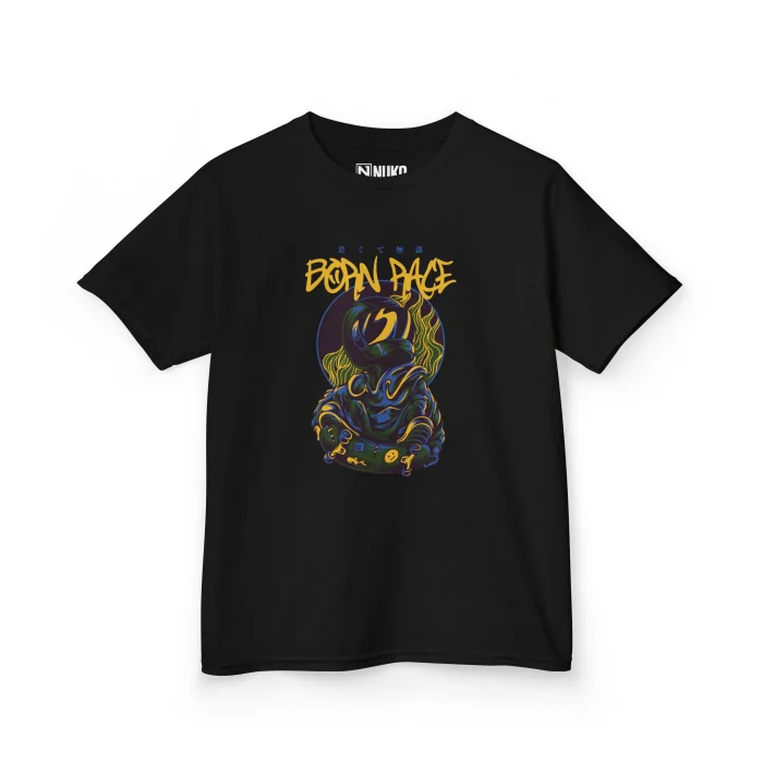 T-shirt Dziecięcy z nadrukiem Born to Race