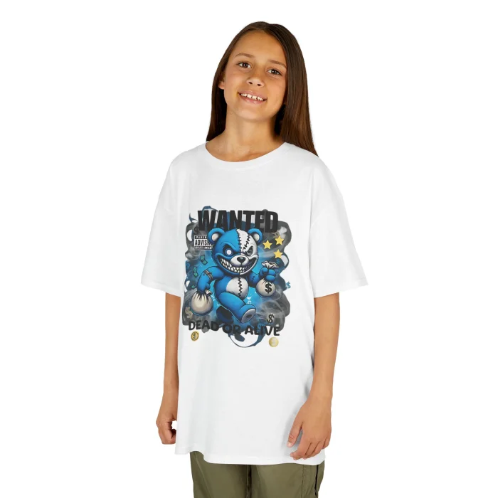 T-shirt Dziecięcy z nadrukiem Wanted Dead or Alive