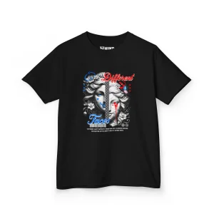 T-shirt Dziecięcy z nadrukiem Different Faces