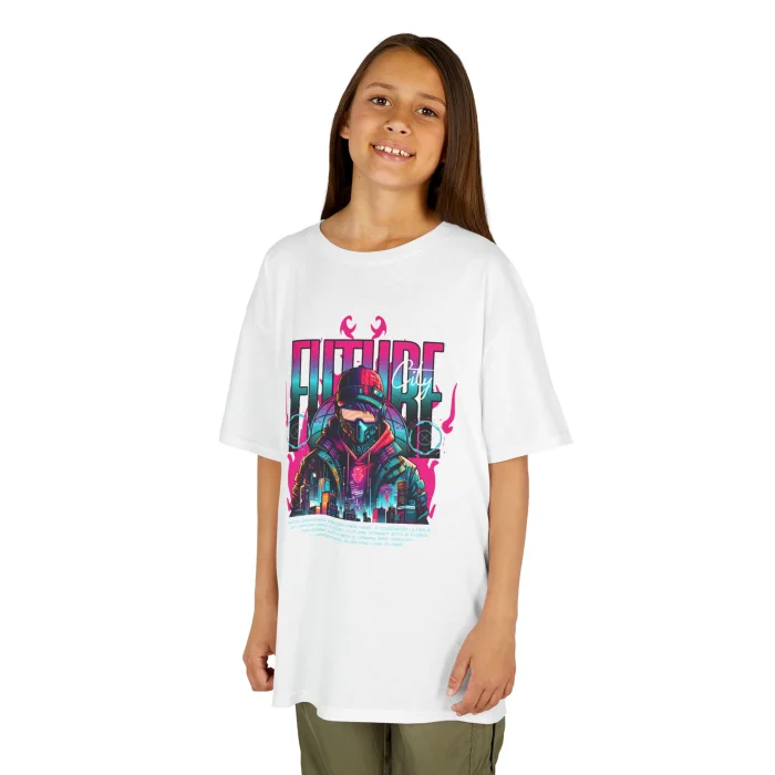 T-shirt Dziecięcy z nadrukiem Future City