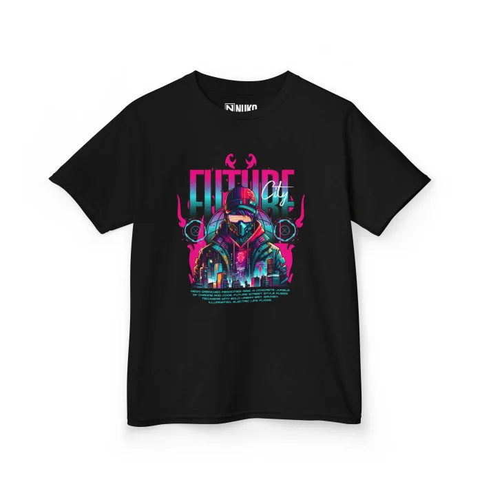 T-shirt Dziecięcy z nadrukiem Future City