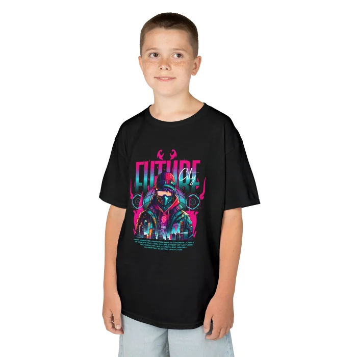 T-shirt Dziecięcy z nadrukiem Future City
