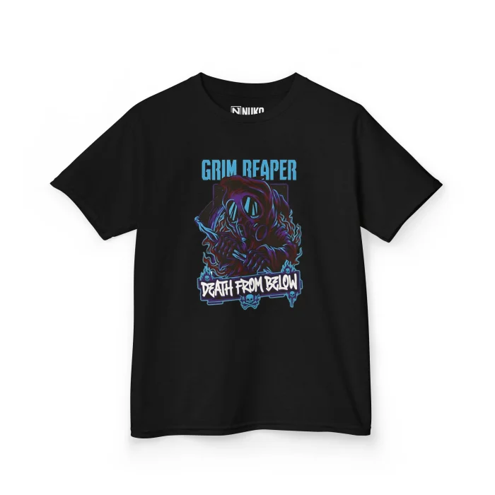 T-shirt Dziecięcy z nadrukiem Grim Reaper