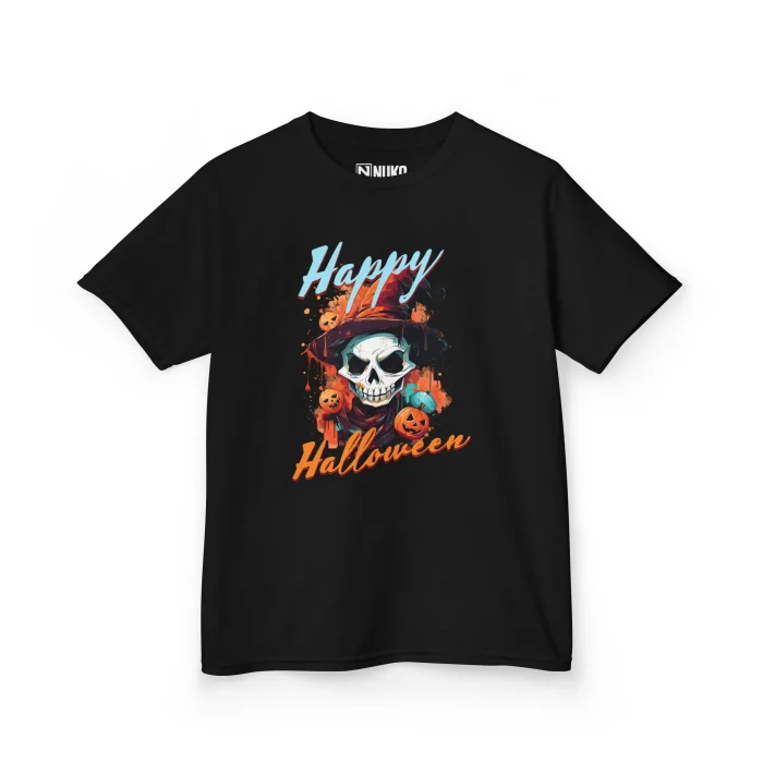 T-shirt Dziecięcy z nadrukiem Happy Halloween