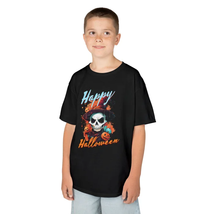 T-shirt Dziecięcy z nadrukiem Happy Halloween