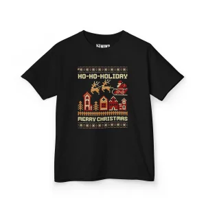 T-shirt Dziecięcy z nadrukiem Ho Ho Holiday