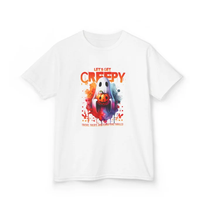 T-shirt Dziecięcy z nadrukiem Let's Get Creepy
