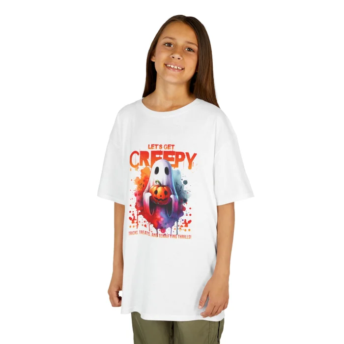 T-shirt Dziecięcy z nadrukiem Let's Get Creepy