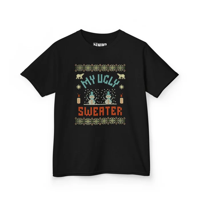 T-shirt Dziecięcy z nadrukiem My Ugly Sweater