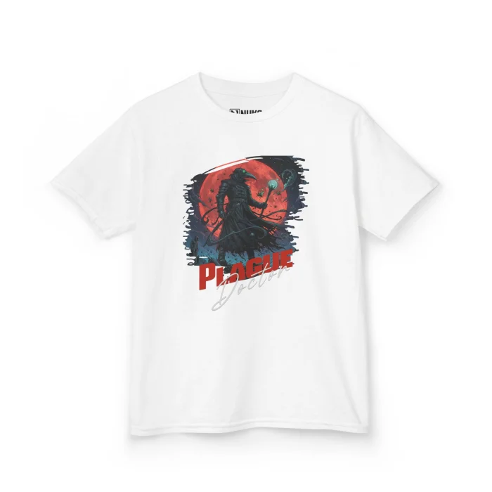 T-shirt Dziecięcy z nadrukiem Plague Doctor