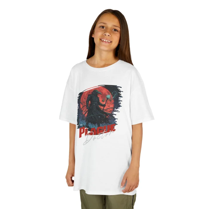 T-shirt Dziecięcy z nadrukiem Plague Doctor