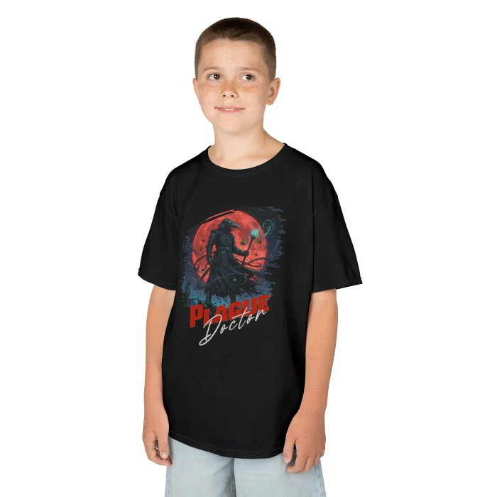 T-shirt Dziecięcy z nadrukiem Plague Doctor