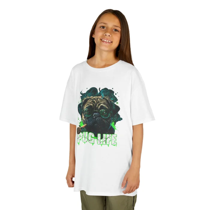 T-shirt Dziecięcy z nadrukiem Pug Life