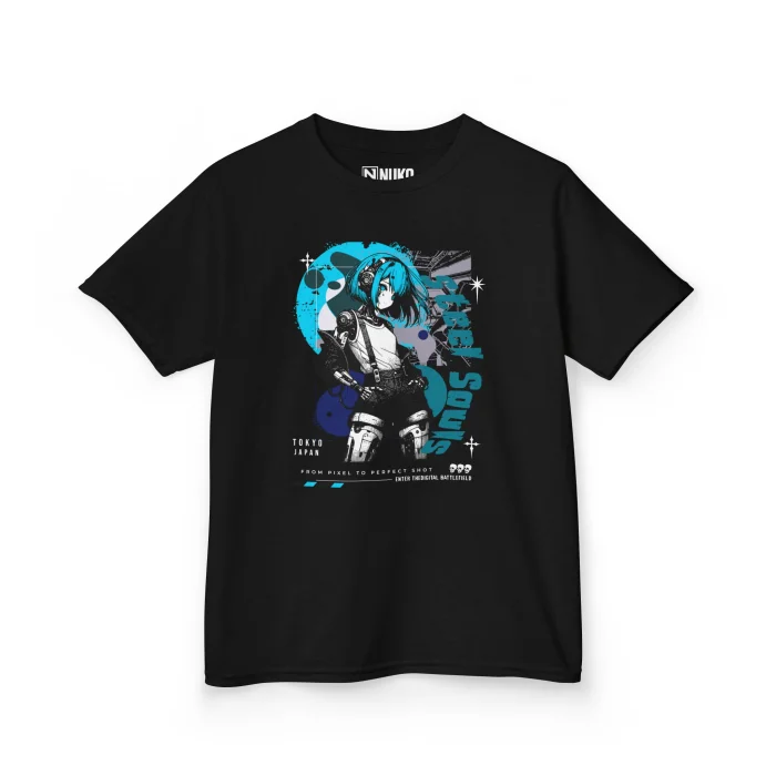 T-shirt Dziecięcy z nadrukiem Steel Souls