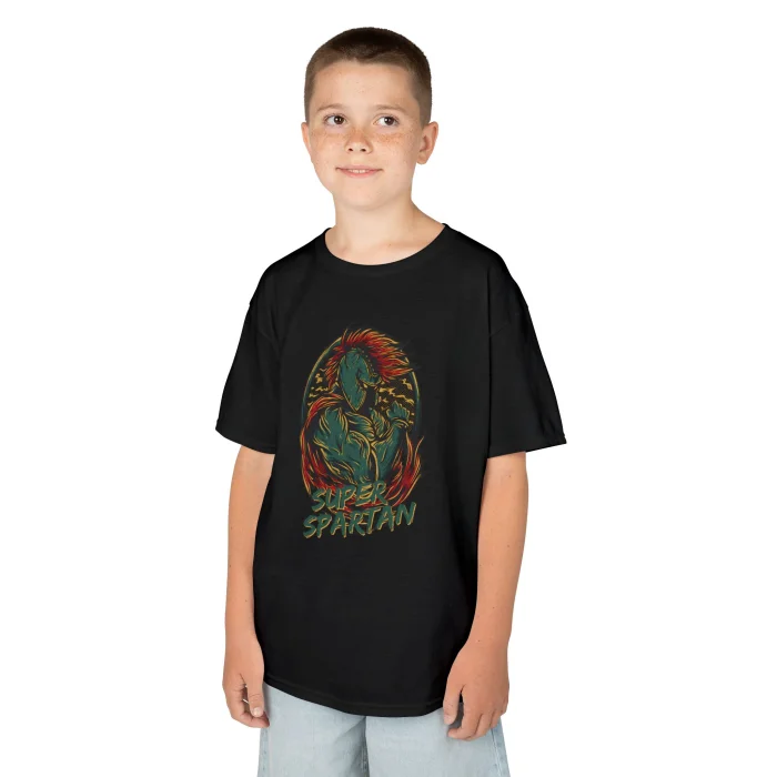 T-shirt Dziecięcy z nadrukiem Super Spartan