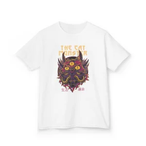 T-shirt Dziecięcy z nadrukiem The Cat Monster