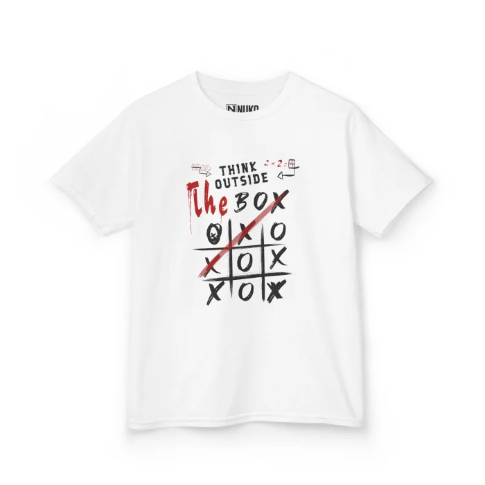 T-shirt Dziecięcy z nadrukiem Think Outside The Box